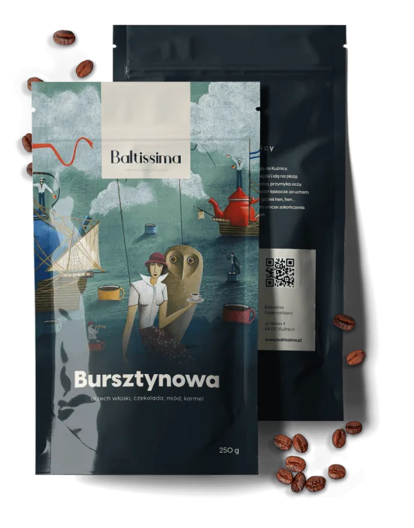 Opakowanie kawy Bursztynowa